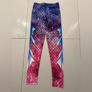 Colorful Mermaid Scale Leggings